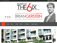 Tablet Screenshot of briangerstein.com